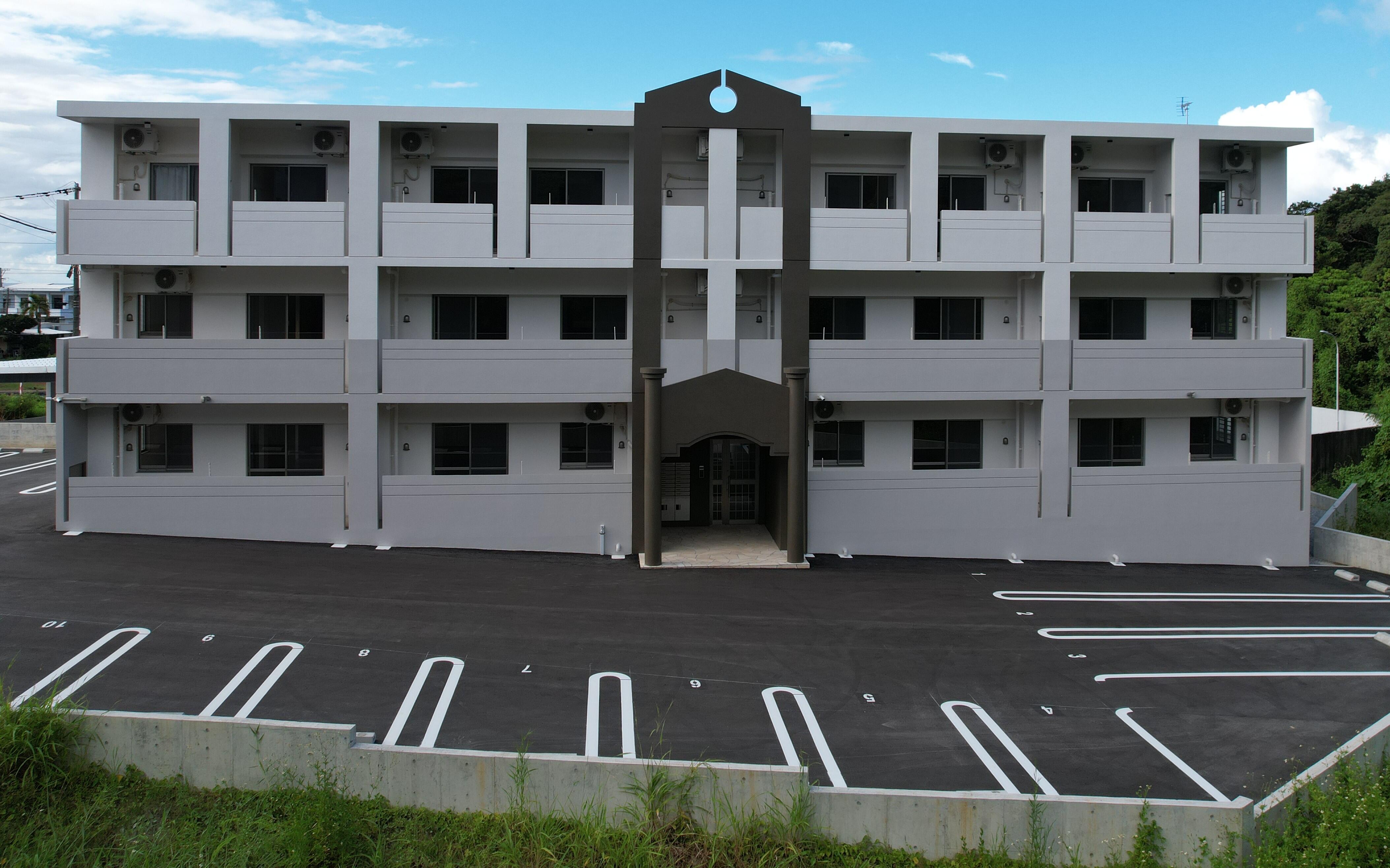 恩納村 F氏共同住宅新築工事施工状況